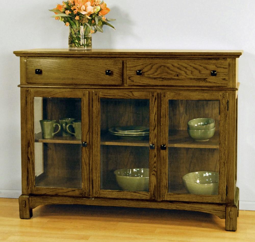 A-America - Laurelhurst 54in Server in Rustic Oak Finish - LAURO9020 veiw 1