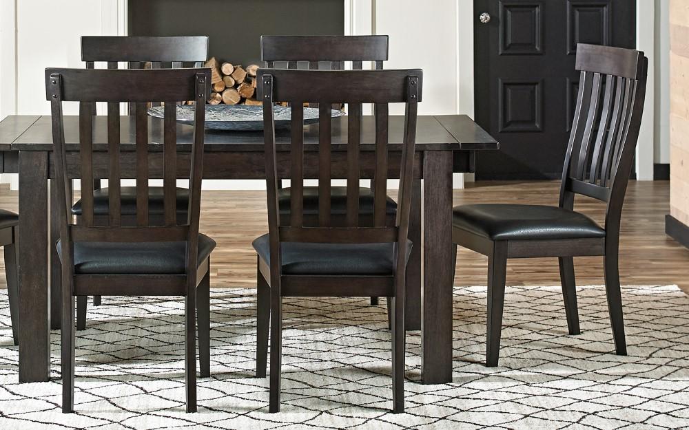 A-America - Mariposa Slatback Side Chair with Upholstered Seat in Warm Grey Finish (Set of 2) - MRPWG2652 veiw 2