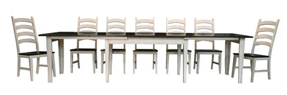 A-America - Toluca 60in - 132in Rectangular Leg Table with (3) 24in Self-Storing Leaves - TOLCH617L veiw 2