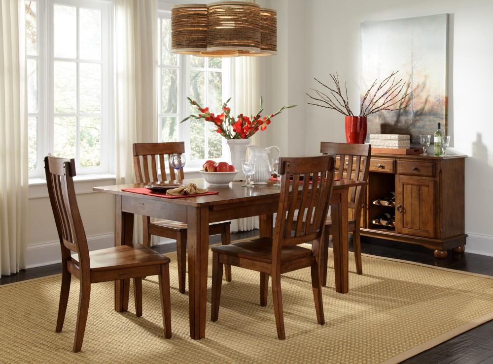 A-America - Toluca 132in Rectangular Leg Table with (3) 24in Self-Storing Leaves - TOLRA617L veiw 6