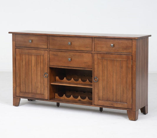 A-America - Toluca 66in Server in Rustic Amber - TOLRA9010 veiw 1