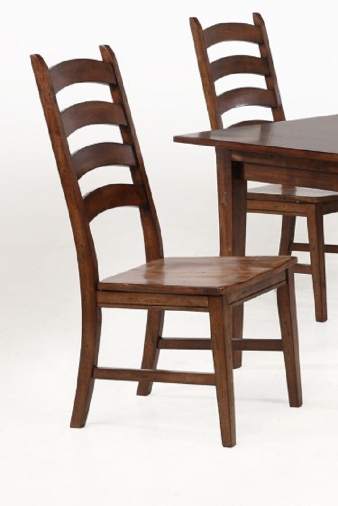 A-America - Toluca Ladderback Side Chair in Rustic Amber (Set of 2) - TOLRA2752 veiw 1
