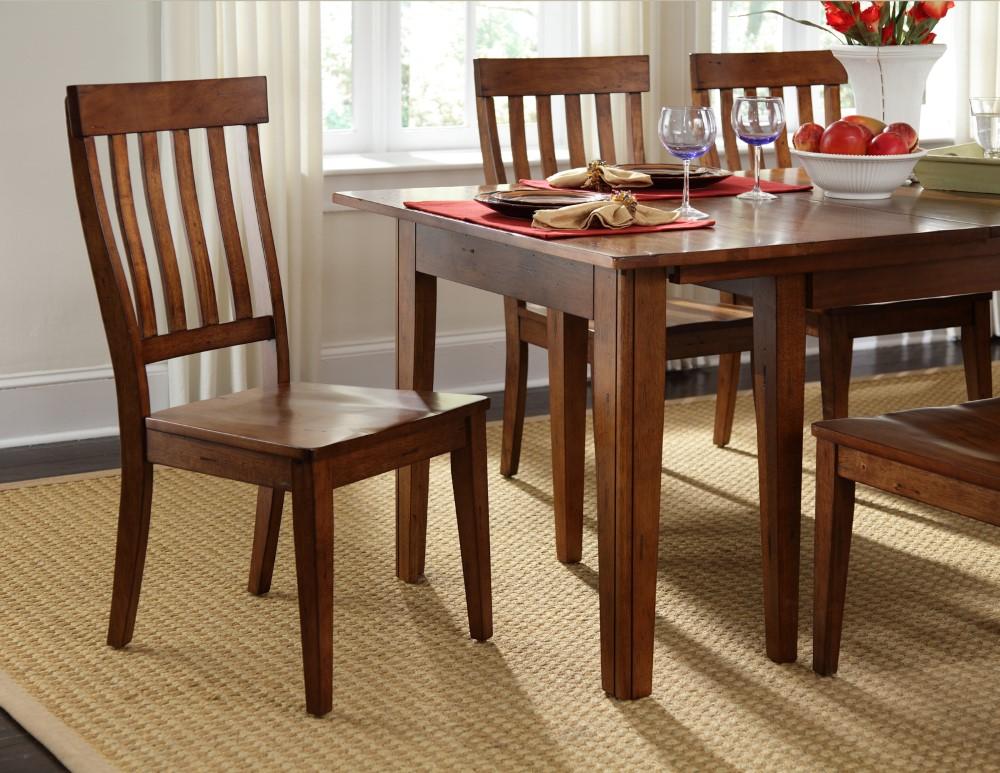 A-America - Toluca Slatback Side Chair in Rustic Amber (Set of 2) - TOLRA2352 veiw 5