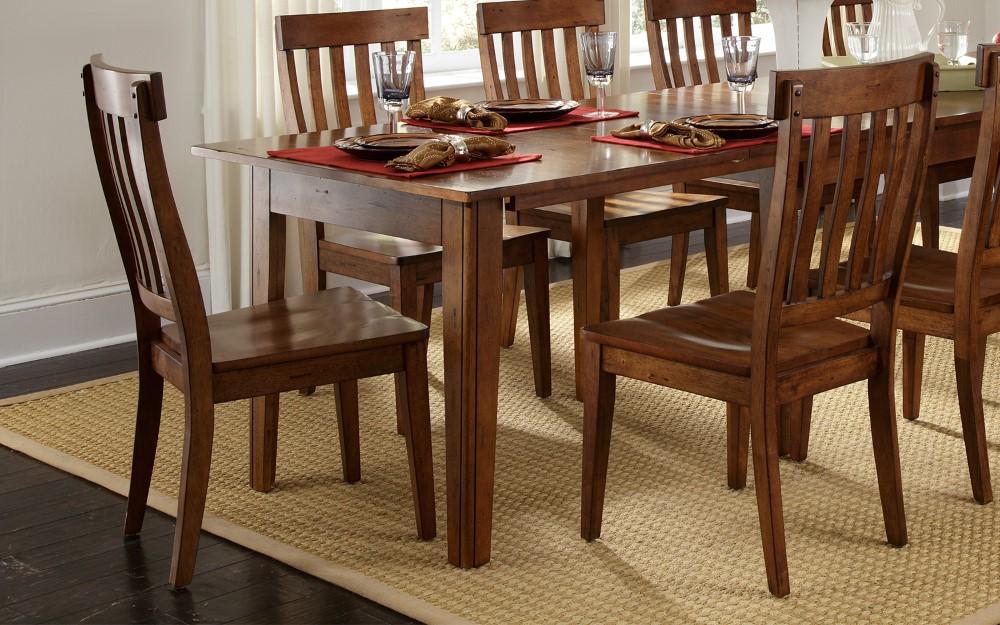A-America - Toluca Slatback Side Chair in Rustic Amber (Set of 2) - TOLRA2352 veiw 6