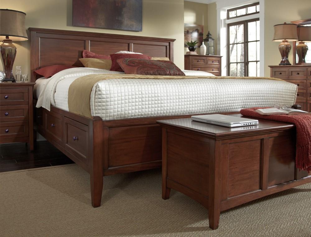 A-America - Westlake Cedar-Lined Blanket Trunk in Cherry Brown Finish - WSLCB5800 veiw 4