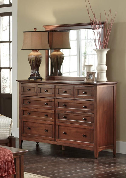A-America - Westlake 10 Drawer Master Dresser in Cherry Brown Finish - WSLCB5510 veiw 3