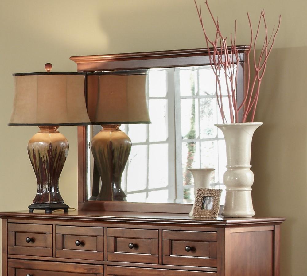 A-America - Westlake Master Mirror in Cherry Brown Finish - WSLCB5560 veiw 1