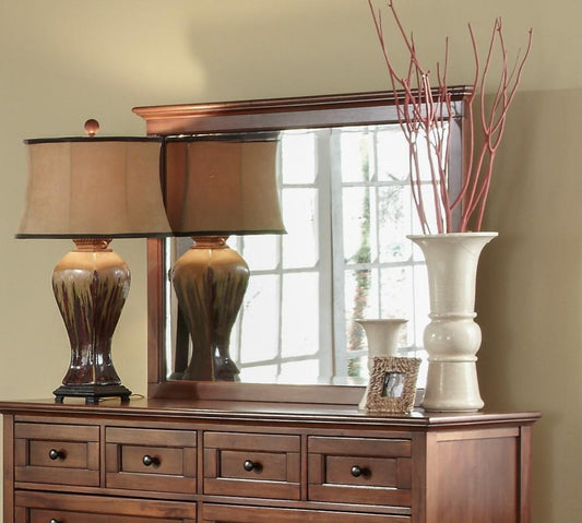 A-America - Westlake Master Mirror in Cherry Brown Finish - WSLCB5560 veiw 1