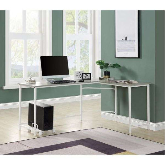 ACME Furniture - Bambina Computer Desk - Gray & White - OF00043 veiw 1
