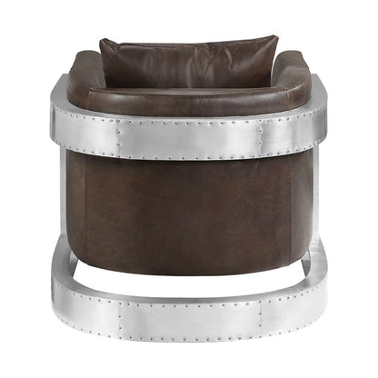 ACME Furniture - Betla Accent Chair - Espresso Top grain Leather - AC01987 veiw 5