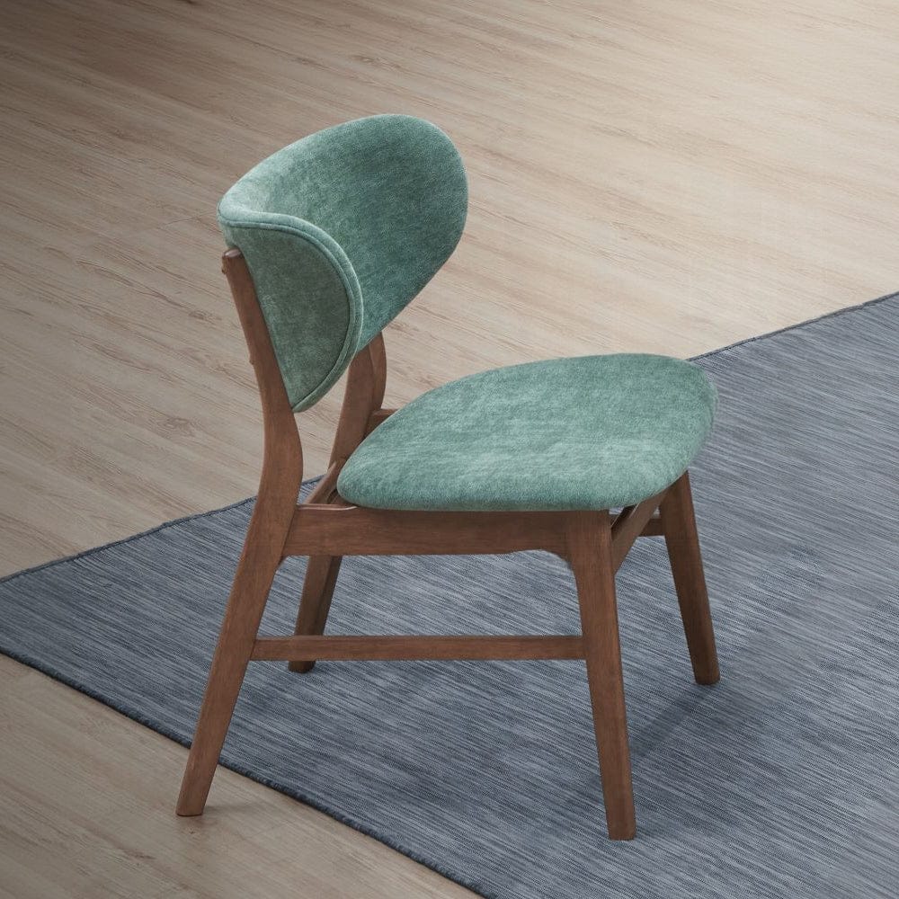 ACME Furniture - Bevis Side Chair (Set of 2) - Green & Walnut - DN02314 view 6