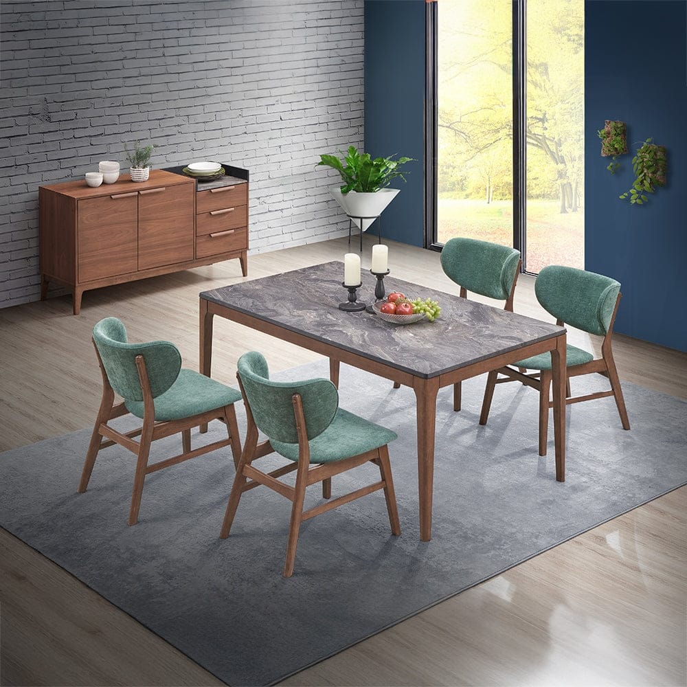 ACME Furniture - Bevis Side Chair (Set of 2) - Green & Walnut - DN02314 view 8