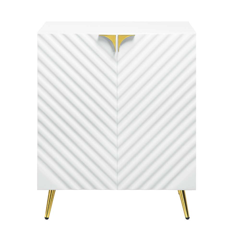 ACME Furniture - Gaines Console Table - White High Gloss - AC01141 veiw 3
