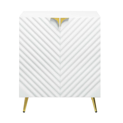 ACME Furniture - Gaines Console Table - White High Gloss - AC01141 veiw 3
