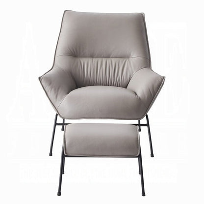 ACME Furniture - Jabel Accent Chair - Khaki Top Grain Leather - AC02385 view 2