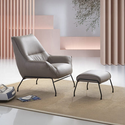 ACME Furniture - Jabel Accent Chair - Khaki Top Grain Leather - AC02385 view 5
