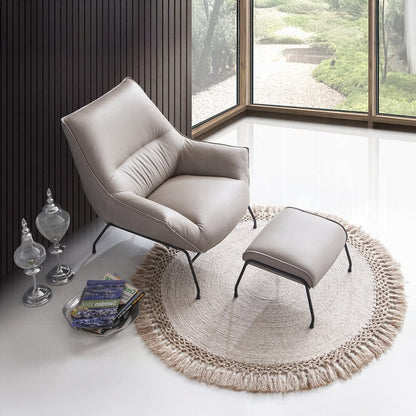 ACME Furniture - Jabel Accent Chair - Khaki Top Grain Leather - AC02385 view 7