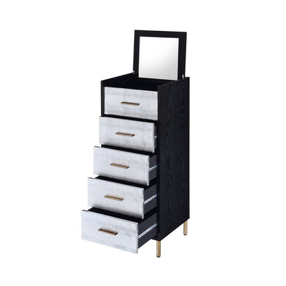 ACME Furniture - Myles Jewelry Armoire - Black - Silver & Gold - AC01167 veiw 4