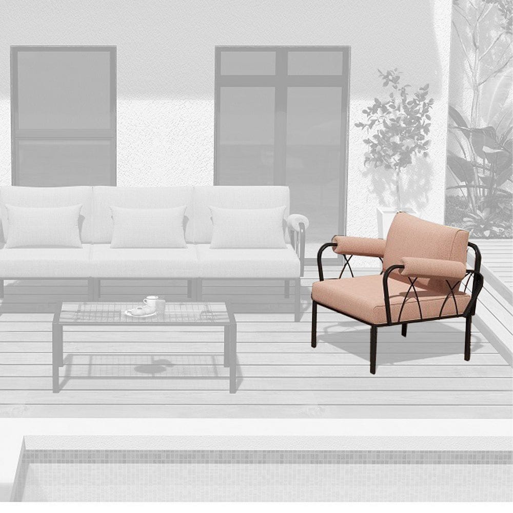 ACME Furniture - Rajni Patio -Arm Chair - Pink & Black - OT01766 view 1