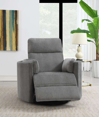 ACME Furniture - Sagen Glider Recliner w/Swivel - Charcoal Chenille - LV01879 veiw 1