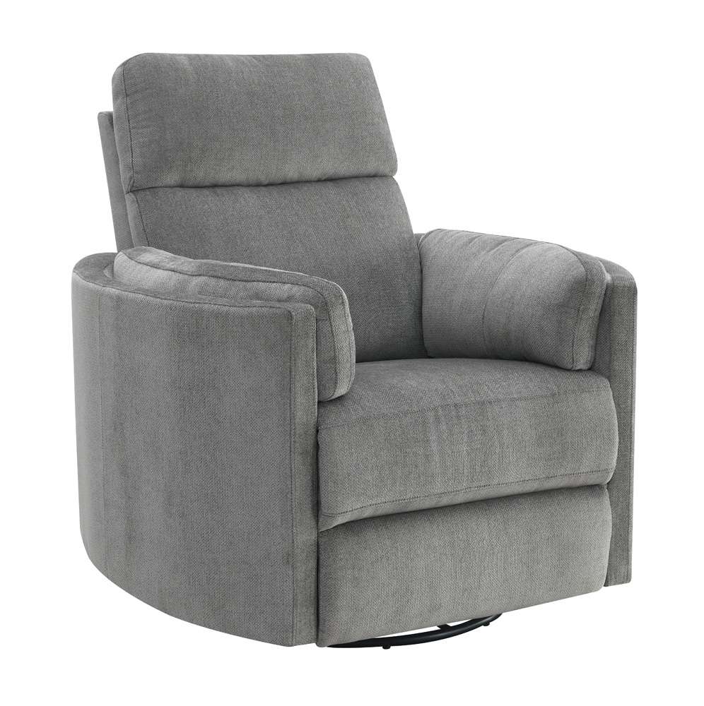 ACME Furniture - Sagen Glider Recliner w/Swivel - Charcoal Chenille - LV01879 veiw 2