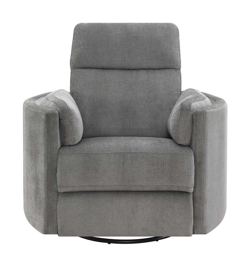 ACME Furniture - Sagen Glider Recliner w/Swivel - Charcoal Chenille - LV01879 veiw 3
