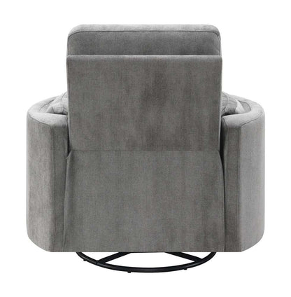 ACME Furniture - Sagen Glider Recliner w/Swivel - Charcoal Chenille - LV01879 veiw 5