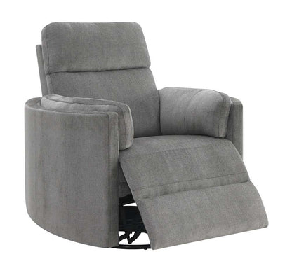 ACME Furniture - Sagen Glider Recliner w/Swivel - Charcoal Chenille - LV01879 veiw 6