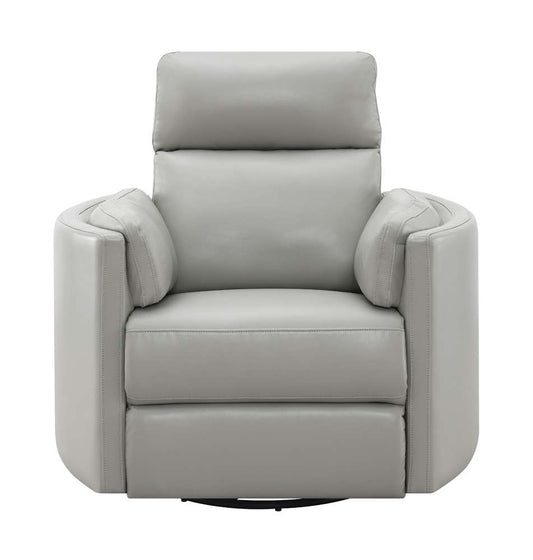 ACME Furniture - Sagen Glider Recliner w/Swivel - Gray Leather Aire - LV01880 veiw 3