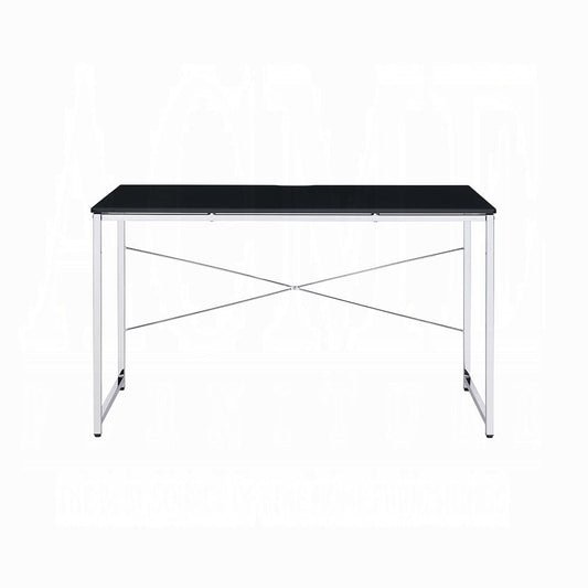 ACME Furniture - Tennos Vanity Desk - Black & Chrome - AC00904 view 2