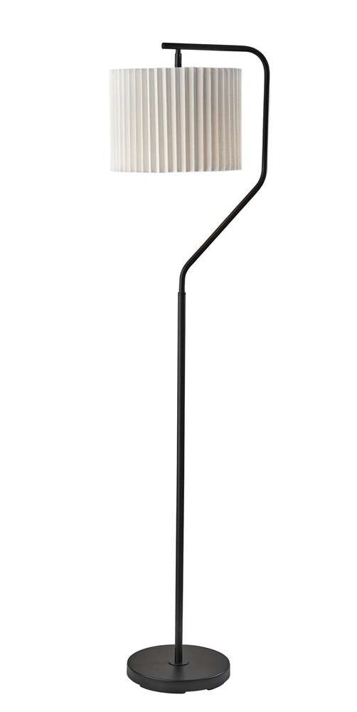 Adesso Home - Evan Floor Lamp- Black - SL9502-01 veiw 1