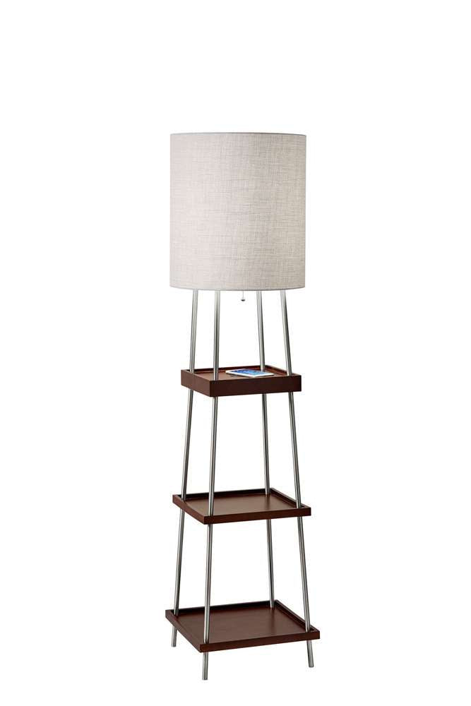 Adesso Home - Henry AdessoCharge Shelf Floor Lamp - 3459-15 veiw 1