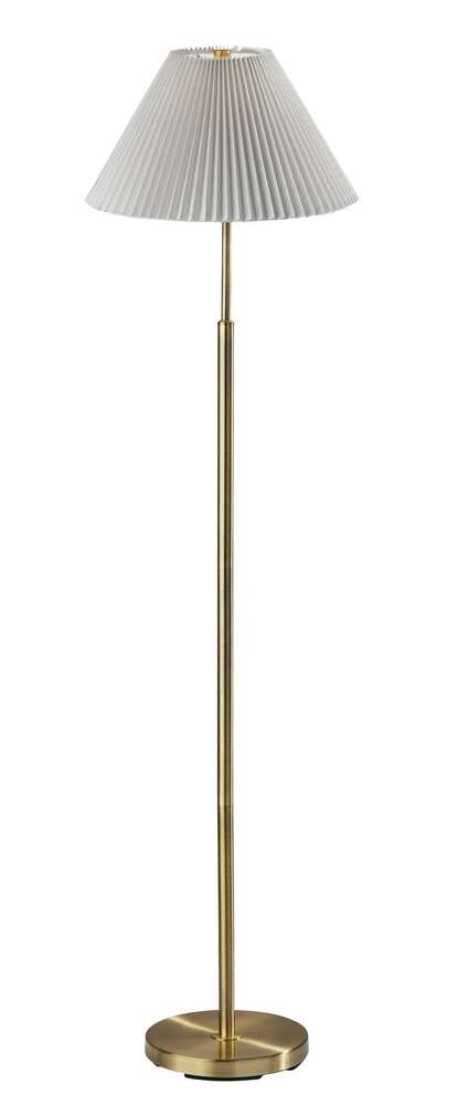 Adesso Home - Jeremy Floor Lamp- Antique Brass - SL9500-21 veiw 1