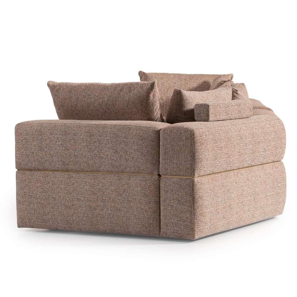 AICO by Michael Amini - Amora 2-Piece Sofa - Bonfire/Eggshell Walnut - LFR-AMRA816-FIR-223 veiw 4