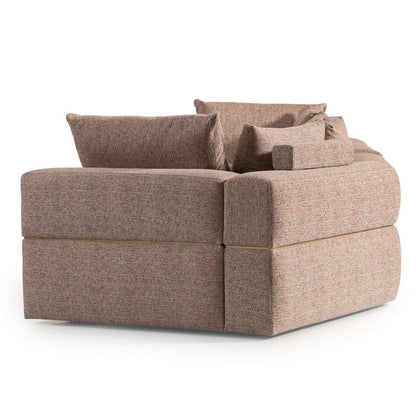 AICO by Michael Amini - Amora 2-Piece Sofa - Bonfire/Eggshell Walnut - LFR-AMRA816-FIR-223 veiw 4