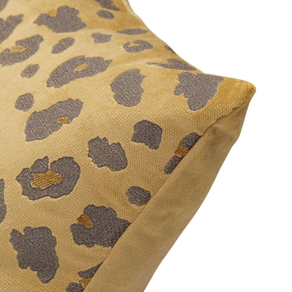 AICO by Michael Amini - Explorer Huntley 22in Square Throw Pillow - Antique - BCS-DP22-HNTLY-ANT veiw 4
