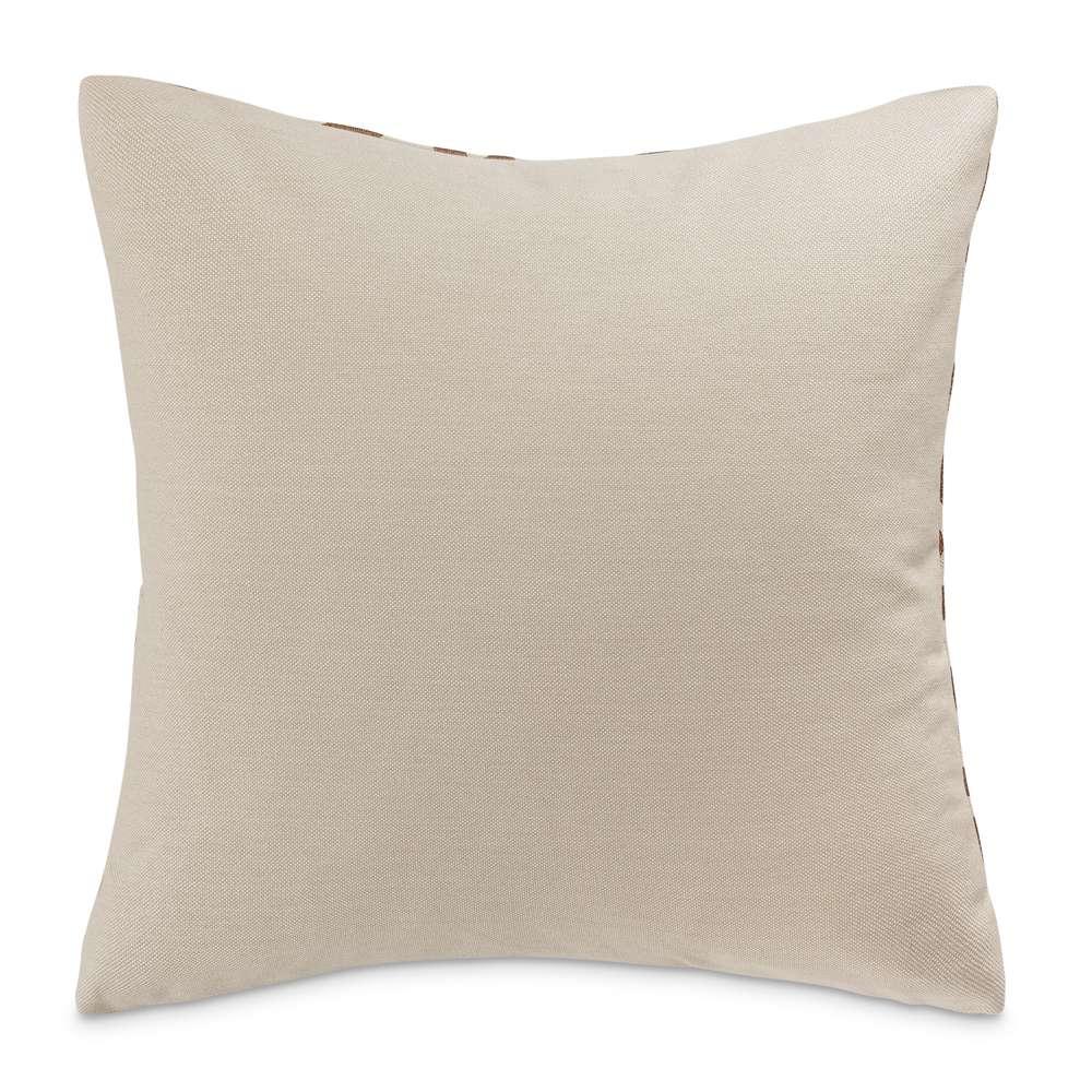 AICO by Michael Amini - Explorer Juno 22in Square Throw Pillow - Mushroom - BCS-DP22-JUNO-MSH veiw 2