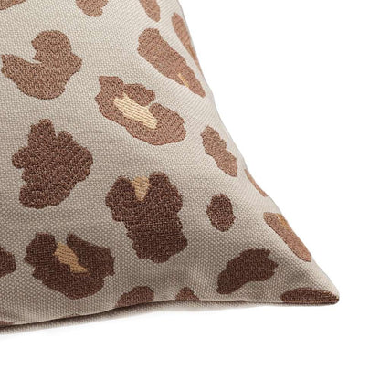 AICO by Michael Amini - Explorer Juno 22in Square Throw Pillow - Mushroom - BCS-DP22-JUNO-MSH veiw 3