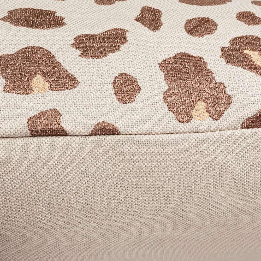 AICO by Michael Amini - Explorer Juno 22in Square Throw Pillow - Mushroom - BCS-DP22-JUNO-MSH veiw 4
