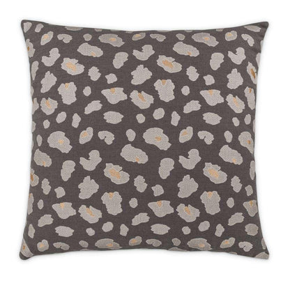 AICO by Michael Amini - Explorer Simba 22in Square Throw Pillow - Charcoal - BCS-DP22-SIMBA-CHR veiw 1