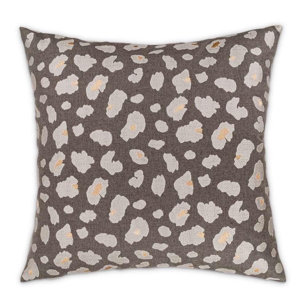 AICO by Michael Amini - Explorer Majestic 22in Square Throw Pillow - Iron - BCS-DP22-MJSTC-IRN veiw 1
