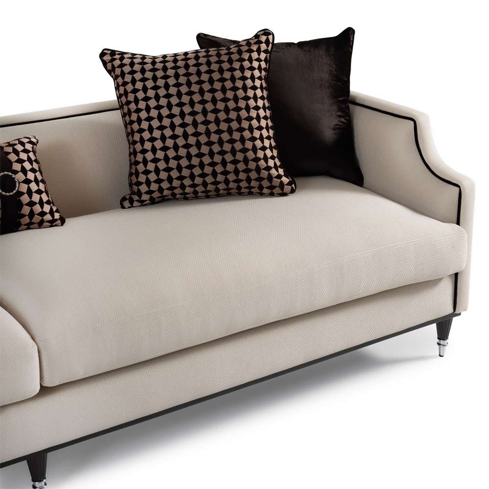 AICO by Michael Amini - La Francaise Mansion Sofa - Cafe au Lait/Black - LFR-FRSE816-CAF-805 veiw 4