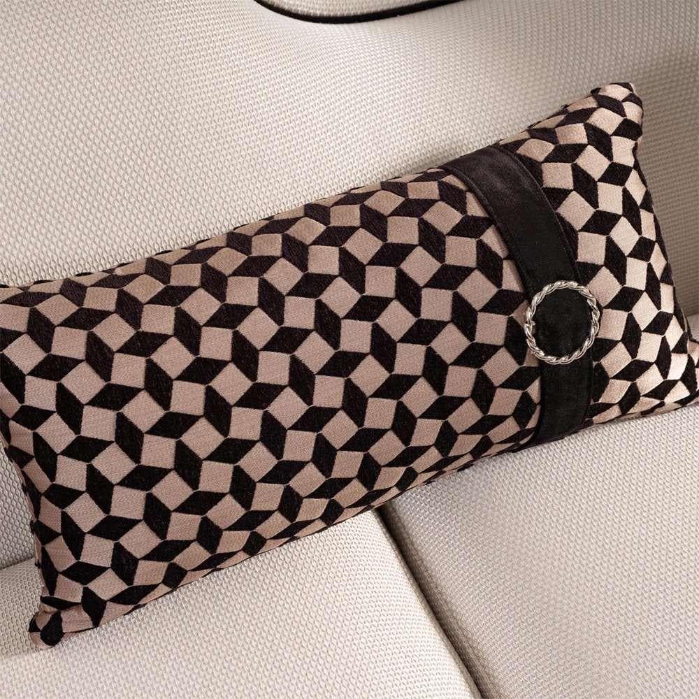 AICO by Michael Amini - La Francaise Mansion Sofa - Cafe au Lait/Black - LFR-FRSE816-CAF-805 veiw 5