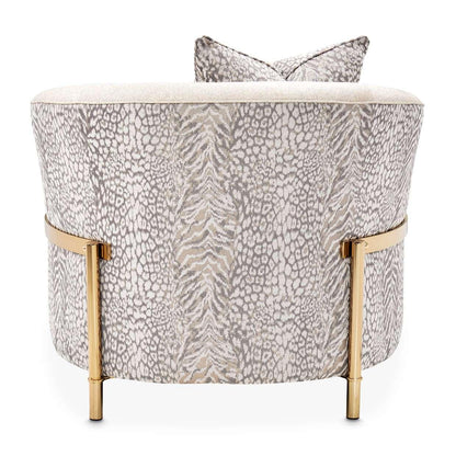 AICO by Michael Amini - Lisbon Accent Chair - Opal/Gold - LFR-LSBN835-OPL-806 veiw 4