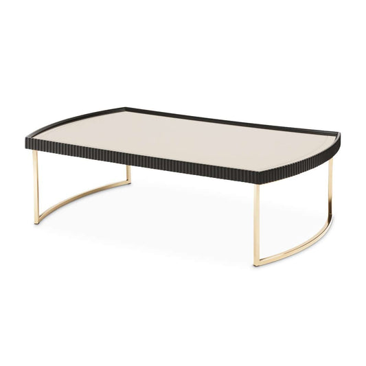 AICO by Michael Amini - Lisbon Cocktail Table - Silken Matte Black - LFR-LSBN201-826 veiw 1