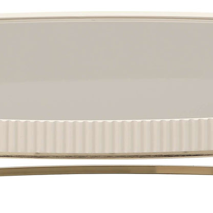 AICO by Michael Amini - Lisbon Cocktail Table - Silken Matte Cream - LFR-LSBN201-140 veiw 6