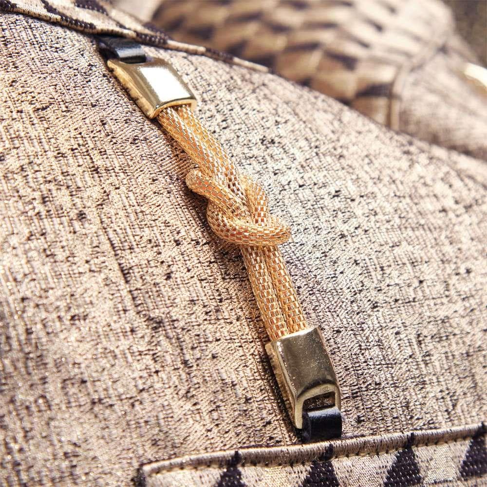 AICO by Michael Amini - Lisbon Loveseat - Onyx/Gold - LFR-LSBN825-ONX-806 veiw 7