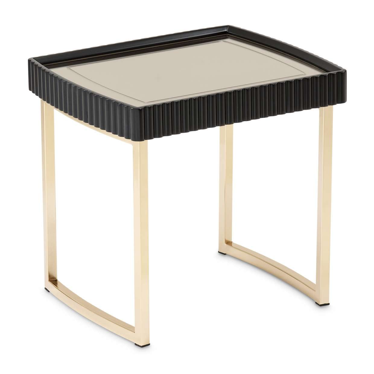 AICO by Michael Amini - Lisbon Nesting Tables, Set of 3 - Silken Matte Black - LFR-LSBN224-826 veiw 7