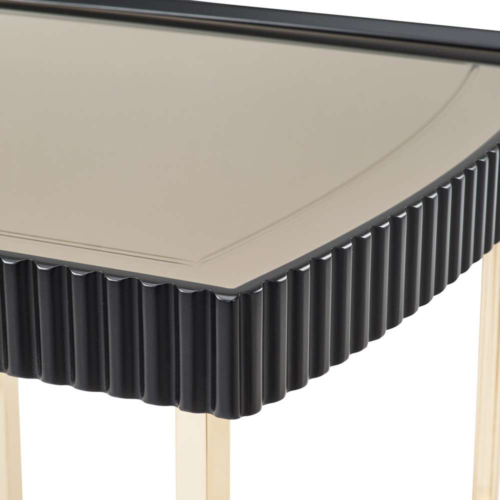 AICO by Michael Amini - Lisbon Side Table - Silken Matte Black - LFR-LSBN202-826 veiw 6
