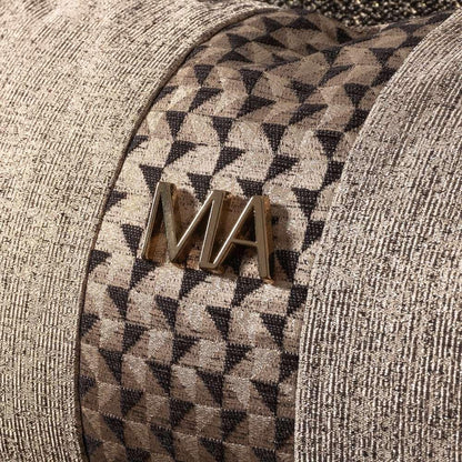 AICO by Michael Amini - Lisbon Sofa - Onyx/Gold - LFR-LSBN815-ONX-806 veiw 4